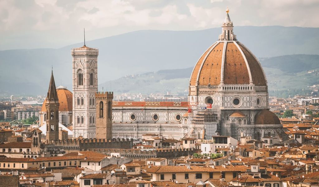 View of the Cathedral of Santa Maria del Fiore, Florence
