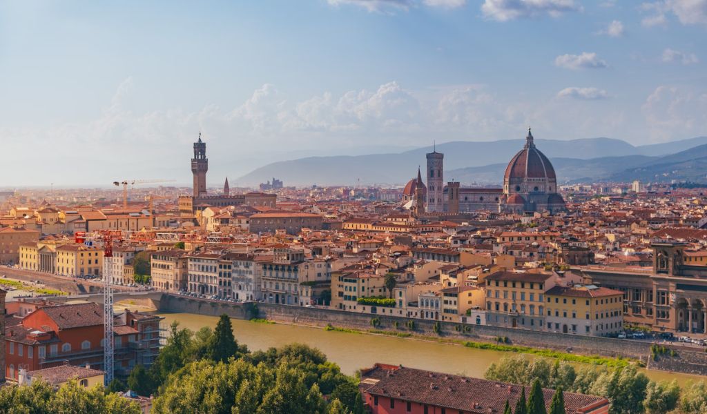 Panoramic View of Florence from Piazzale Michelangelo