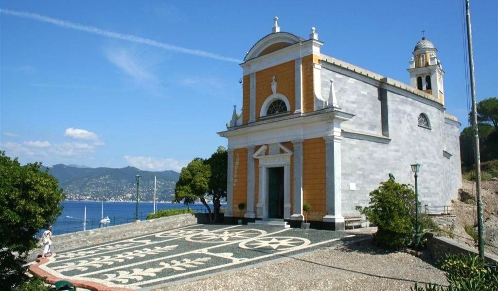 The small church of the Church of San Giorgio on sunny days.