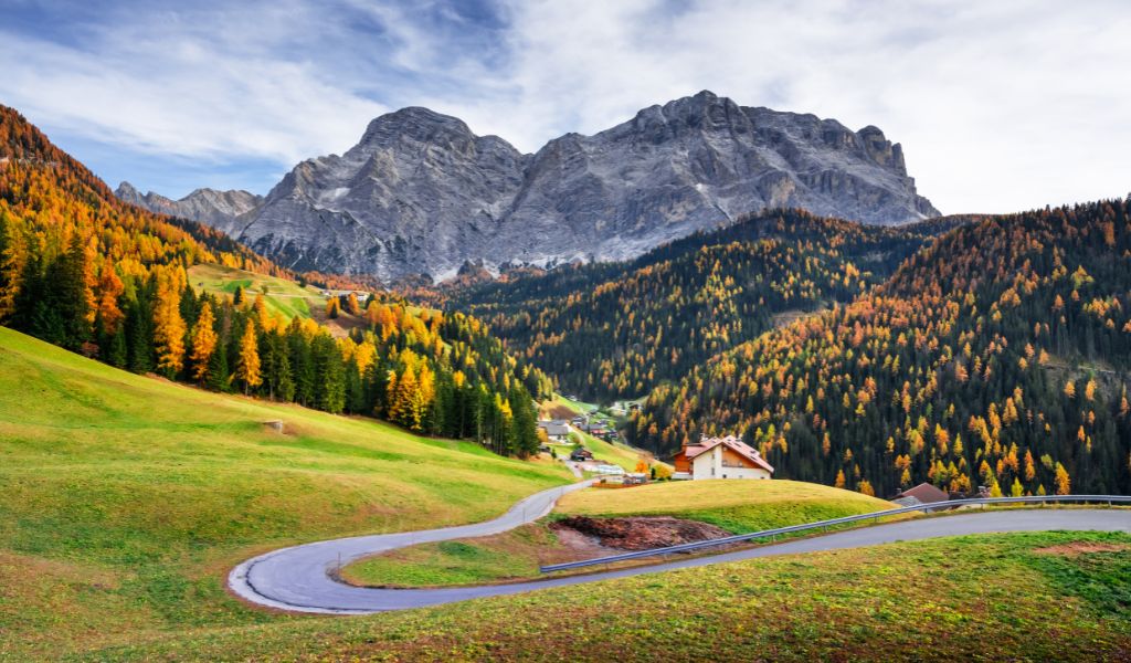Luxo Italia clients find themselves in a beautiful exclusive area of ​​the Dolomites